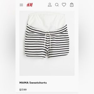 Maternity shorts